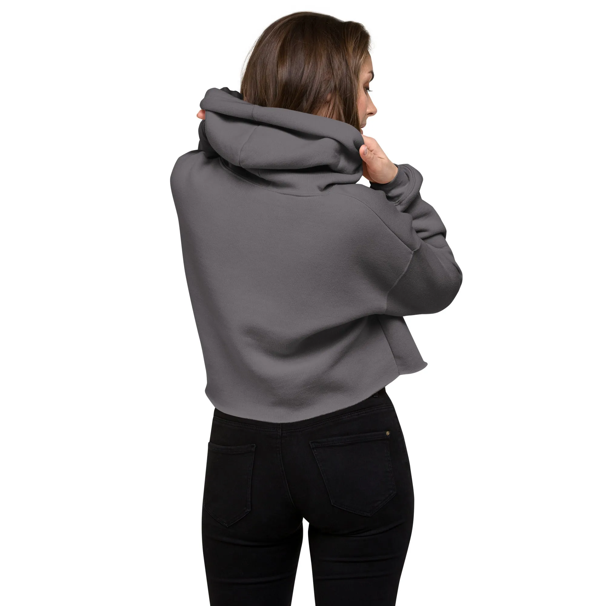 Yogaholic - Crop Fleece Hoodie